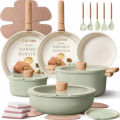 Carote 25-Piece Nonstick Pots and Pans Set