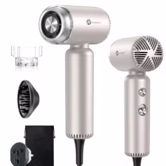 Slopehill Dual Voltage Travel Hair Dryer with Diffuser