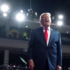 Donald Trump, presidente de Estados Unidos, durante un acto de campaña en Clarksville, Tennessee, el 10 de octubre de 2026.