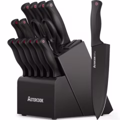 Astercook 15-Piece Kitchen Knife Set