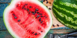 Image: sliced fresh juicy watermelon