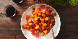 Roasted butternut squash with maple syrup recipe