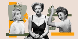 Collage of woman looking sad in the middle of two women looking happy