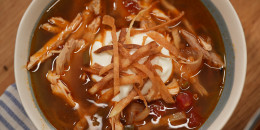 Sunny Anderson makes her Easy Chicken Tortilla Soup, as seen on The Kitchen, season 29.