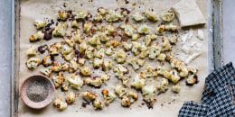 Cacio e Pepe Roasted Cauliflower