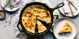 Cheesy Mushroom Frittata