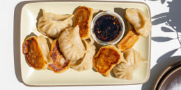 Kristina Cho's Family Dumplings and Pistachio Pear Nian Gao