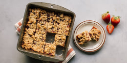 Strawberry Crumble Bars