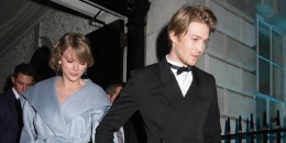 Taylor Swift and Joe Alwyn
at the British Vogue Fashion and Film BAFTA party in  London Feb 10, 2019.