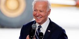 President Joe Biden after touring the Taiwan Semiconductor Manufacturing Company facility under construction in Phoenix, Ariz. on Dec. 6.