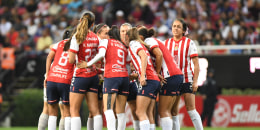 Zapopan, Jalisco, 30 de marzo de 2023. , durante el partido de la jornada 12 del torneo Clausura 2023 de la Liga BBVA MX Femenil, entre las Chivas Rayadas del Guadalajara y el Atlético San Luis, celebrado en el estadio Akron. Foto: Imago7/Sandra Bautista