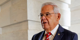 Bob Menendez at the U.S. Capitol