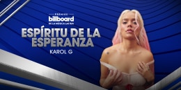 Karol G recibirá el Premio Billboard Espíritu de la Esperanza en los Premios Billboard 2023.