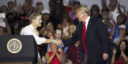 President Trump Holds MAGA Rally In Support Of State Senator Troy Balderson