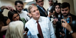 Rep. Jim Jordan, R-Ohio, chairman of the House Judiciary Committee, departs a meeting of the House Republican Conference on Capitol Hill  in Washington, DC. on Sept. 14, 2023. 