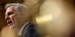 Rep. Kevin McCarthy, R-Calif., at the Capitol on Oct. 9, 2023.