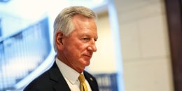 Sen. Tommy Tuberville, R-Ala., at the Capitol on Sept. 20, 2023.