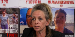 Keren Scharf Schem talks about her daughter who is held hostage by Hamas.