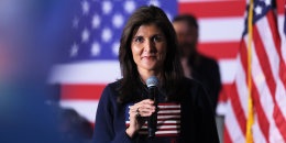 Republican Presidential Candidate Nikki Haley Campaigns In New Hampshire