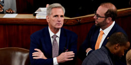 Kevin McCarthy in the House Chamber of the U.S. Capitol