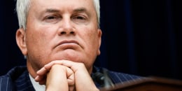 Chairman of the House Oversight Committee James Comer (R-KY)  during an impeachment inquiry hearing on Capitol Hill in Washington, DC. on Sept. 28, 2023. 