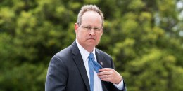 Rep. Greg Murphy, R-N.C., walks up the House steps for a vote in 2022.