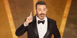 Jimmy Kimmel at the Academy Awards in Los Angeles.