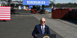 U.S. President Joe Biden speaks  in Philadelphia, Pa. on Oct. 13, 2023.