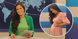 Elaine Santos, presentadora brasileña de 'Canção Nova Notícias'.