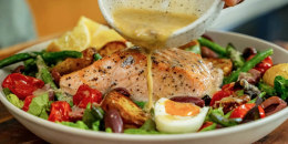 Sheet-Pan Salmon Niçoise Salad