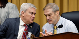 James Comer and Jim Jordan during a House Judiciary Committee hearing