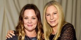  Melissa McCarthy (L) and Barbra Streisand pose backstage during the tour opener for "Barbra - The Music... The Mem'ries... The Magic!" at Staples Center on August 2, 2016 in Los Angeles, California. 