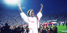 Whitney Houston Sings National Anthem At Super Bowl XXV