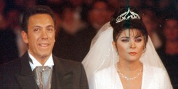 Victoria Ruffo en su boda con el político Omar Fayad