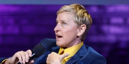 Ellen DeGeneres speaks onstage.