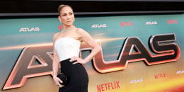 Jennifer Lopez en la premier de la película 'Atlas'.