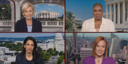 Mika Brzezinski, Symone Sanders-Townsend, Jen Psaki and Huma Abedin discuss and share their own workplace mental health moments on "Morning Mika" Friday.