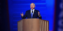 Tim Walz at the Democratic National Convention