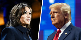 Kamala Harris and Donald Trump.