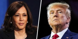 Kamala Harris and Donald Trump.