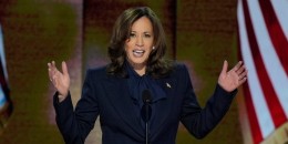 Kamala Harris aceptó la candidatura presidencial demócrata este jueves.