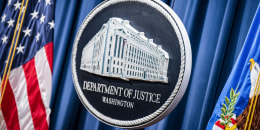 DOJ seal.