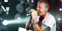 Chester Bennington of Linkin Park performs in 2007.