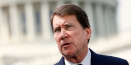  Bill Hagerty speaks outside the Capitol in 2023