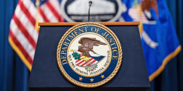 Seal of the Department of Justice.