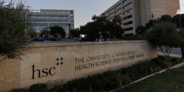 Sign for University of North Texas Health Science Center at Fort Worth