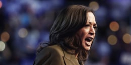 Vice President Kamala Harris speaks at World Market Center on September 29, 2024 in Las Vegas