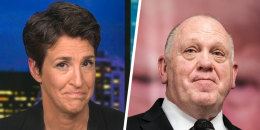 Rachel Maddow; Tom Homan.