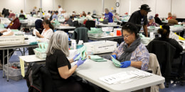 Election workers