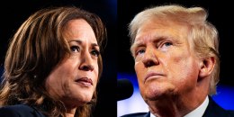 Kamala Harris and Donald Trump